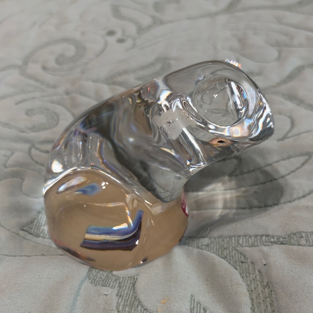 Vintage Clear Crystal Frog Figurine from Orrefors Sweden - Picture 2 of 7